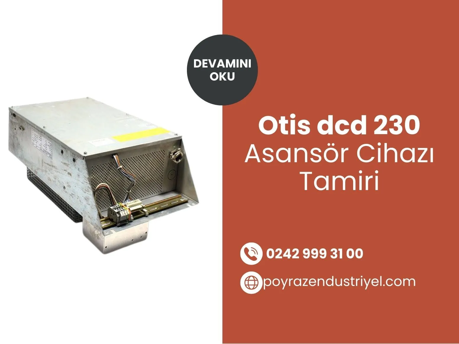 Otis Dcd 230 Asansör Cihazı Tamiri